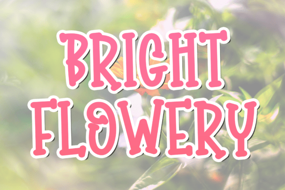 Bright Flowery: A Modern Handwritten Script Font