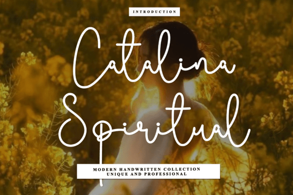 Catalina Spiritual: A Rhythmic Script for Artisanal Design