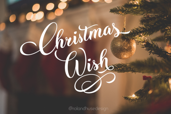 Christmas Wish: A Font That Brings Holiday Magic to Your Designs