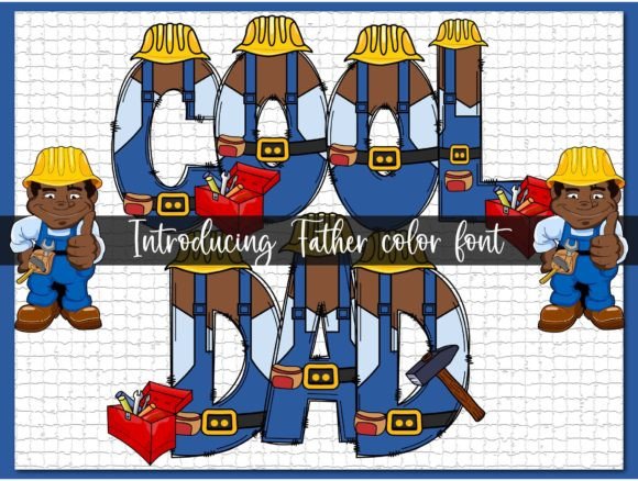 Cool Dad: A Unique Display Font for Creative Projects