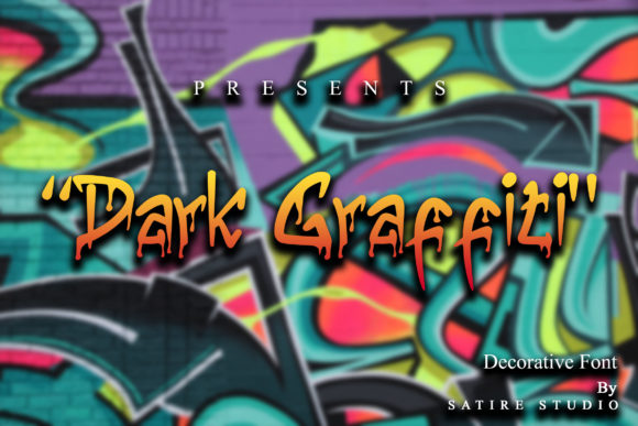 Drak Graffiti: Bold, Melting Typography for Impactful Design
