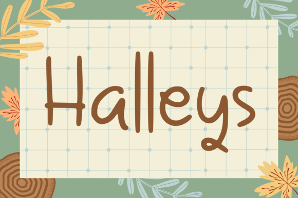 Halleys: A Delicate, Elegant Font for Creative Designs