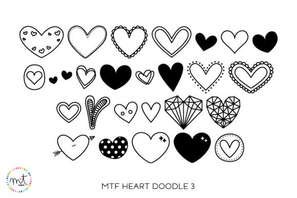Heart Doodle 3: A Charming Typeface for Love-Themed Designs