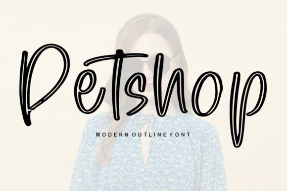 Petshop: A Flowing Handwritten Font for Elegant Designs