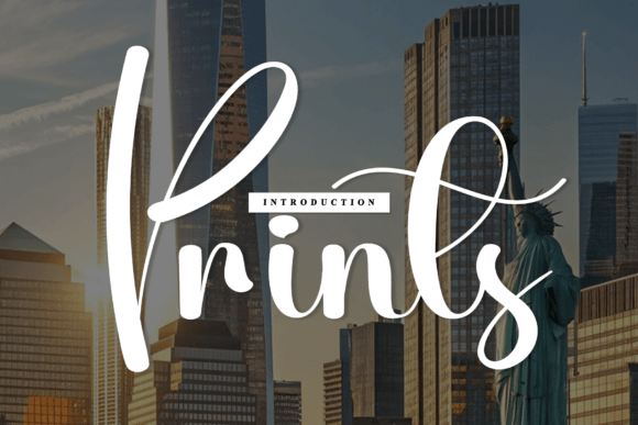 Prints: A Handwritten Font for Charming, Professional Designs